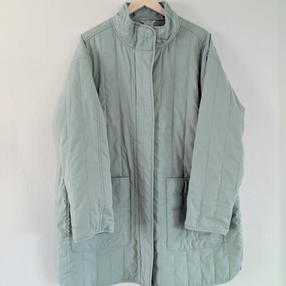 NWOT Calia Sage Green Quilted Liner Jacket Transitional Lightweight Women's 1X - Picture 9 of 12